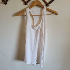 Lululemon Racer Back Tank Top Lightweight White Small 4